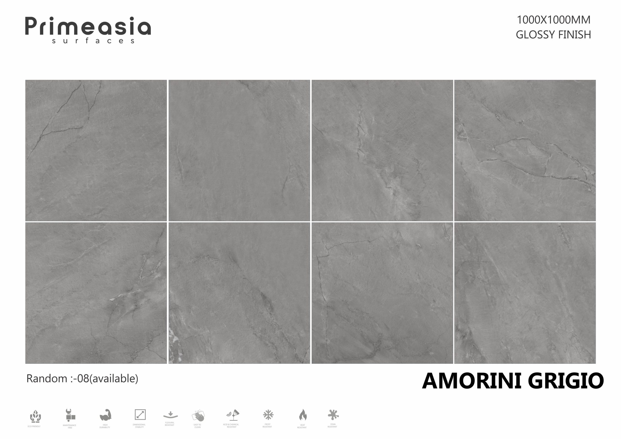 AMORINI GRIGIO_1000X1000 gvt and mat finish tiles India