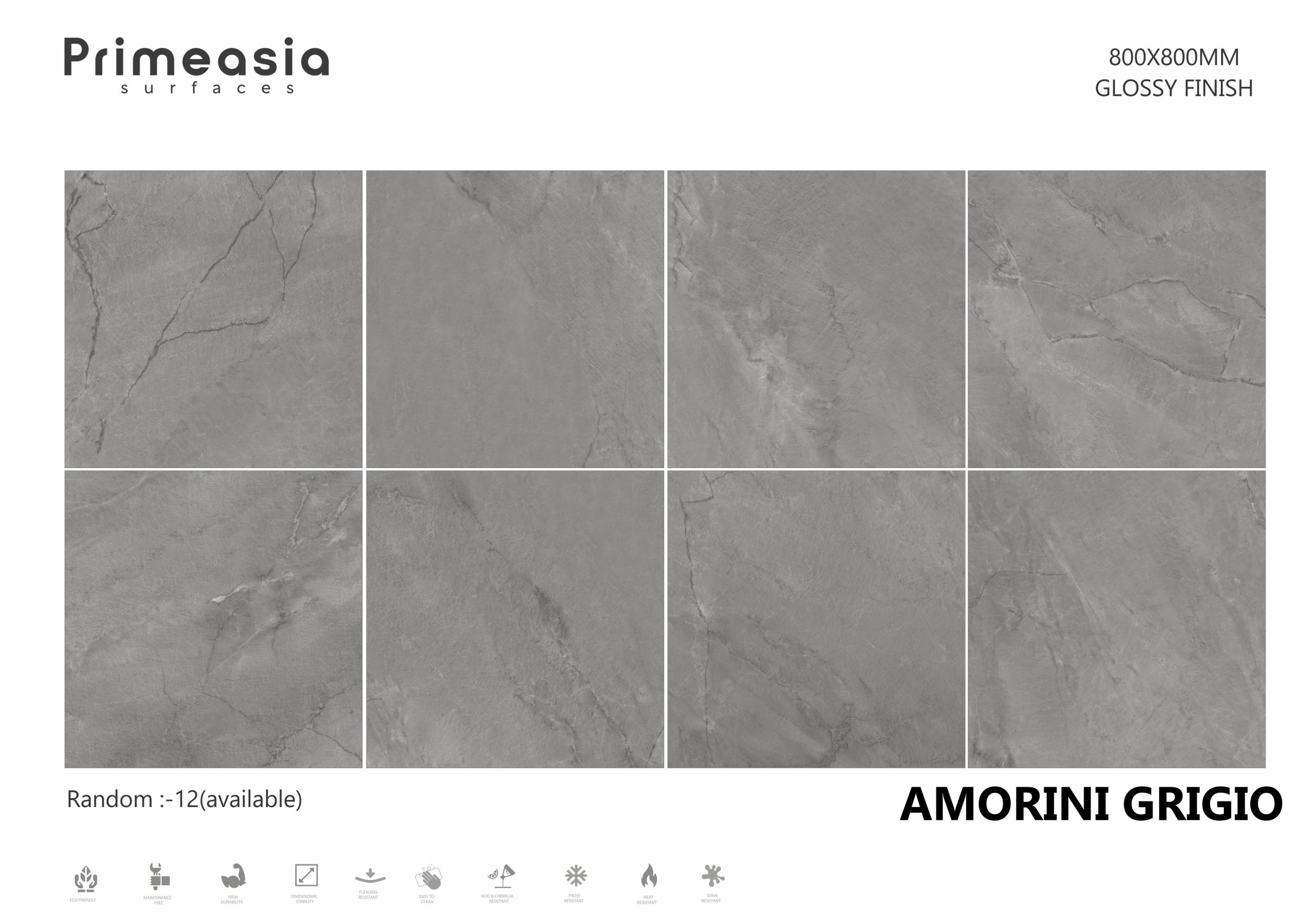 AMORINI GRIGIO_800X800 gvt and mat finish tiles India