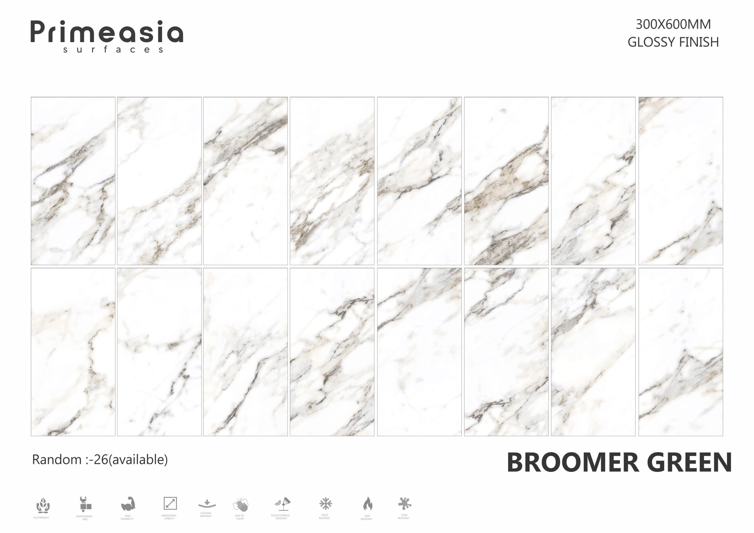 BROOMER GREEN_300X600 ceramics glazed porcelain tiles