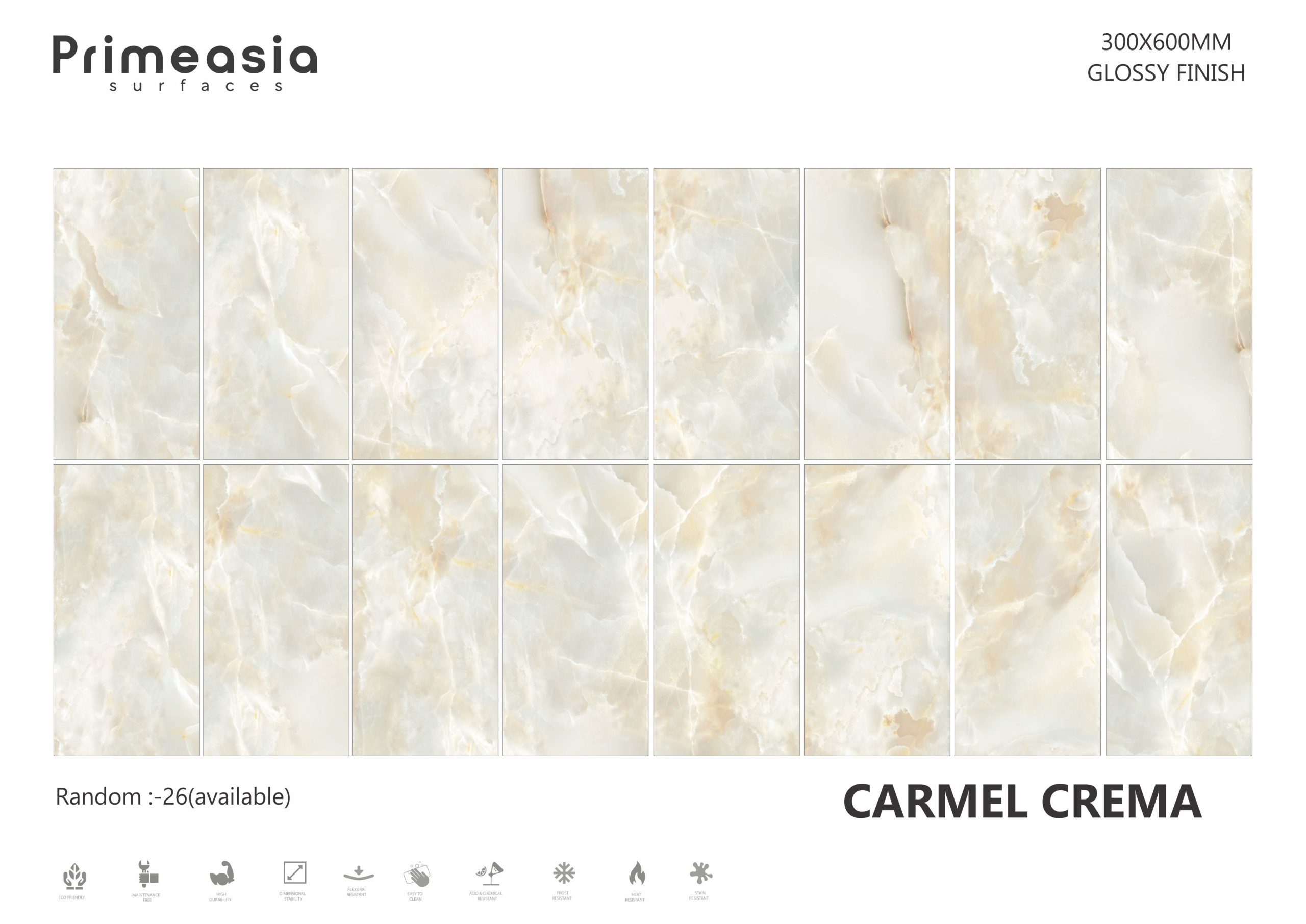 CARMEL CREMA _300X600 ceramics glazed porcelain tiles store in USA