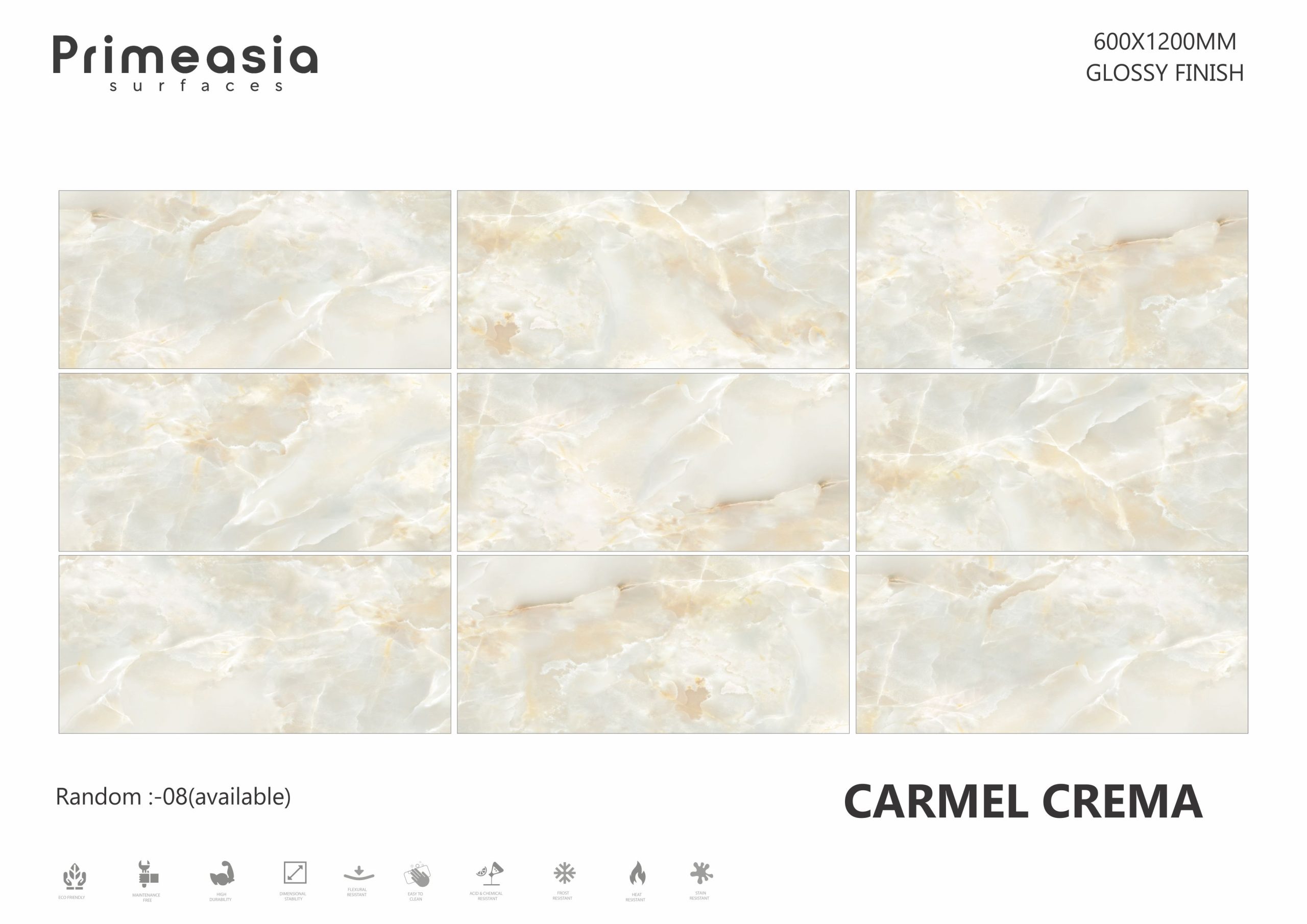 CARMEL CREMA _600X1200 ceramics glazed porcelain tiles Importer - USA