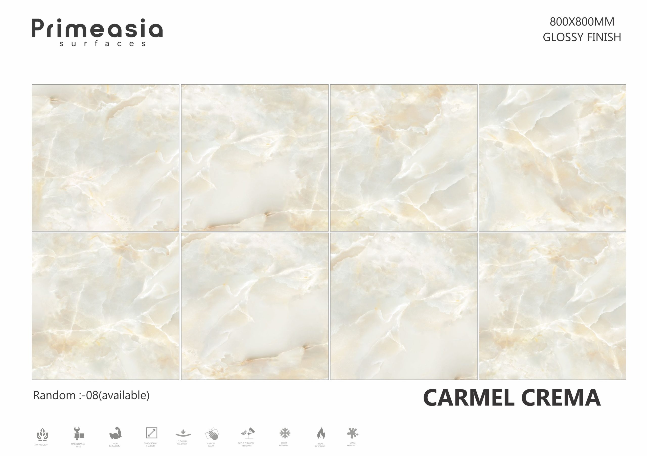 CARMEL CREMA_800X800 ceramics glazed porcelain tiles