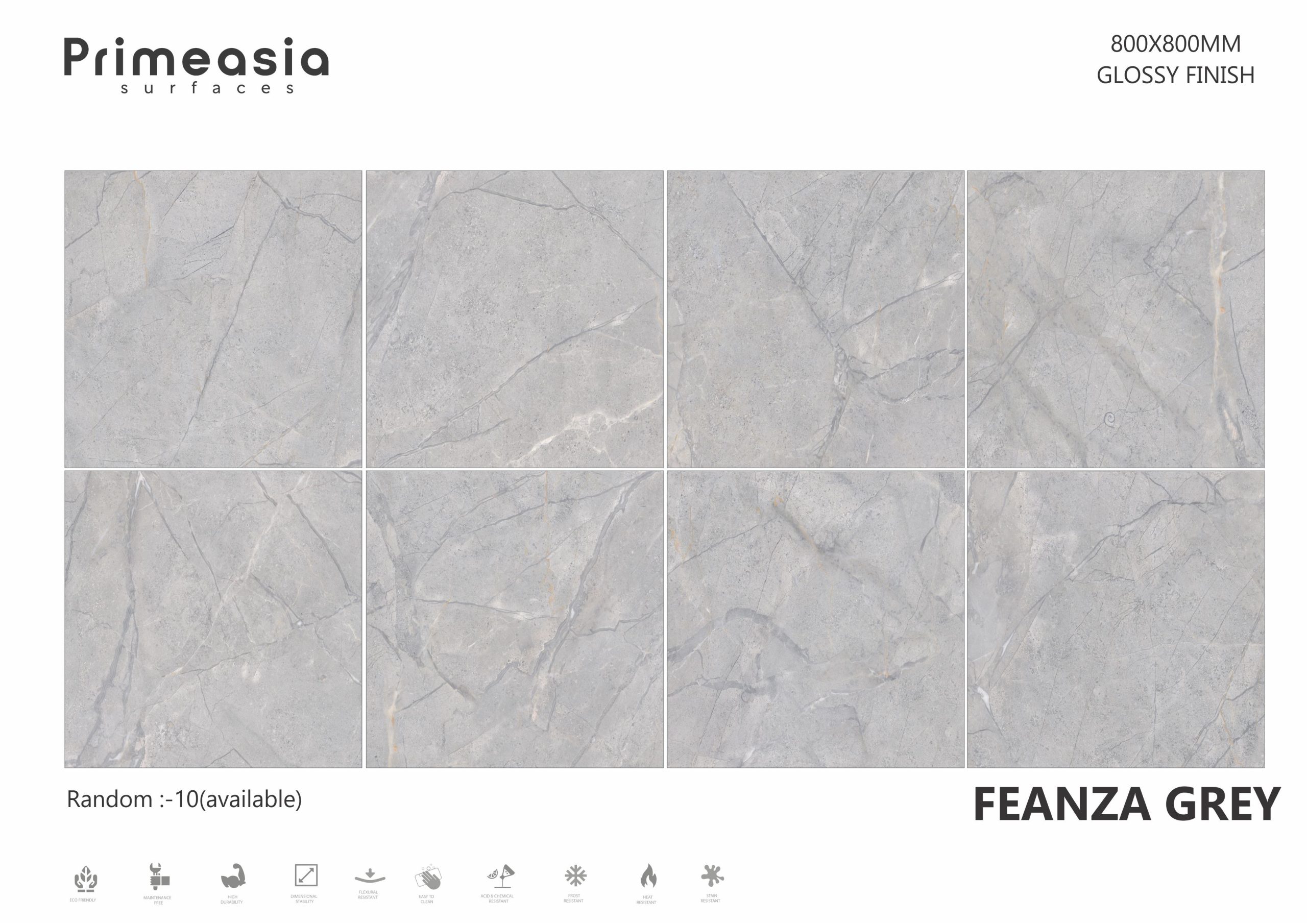 FEANZA GREY800X800 ceramics glazed porcelain tiles importer USA