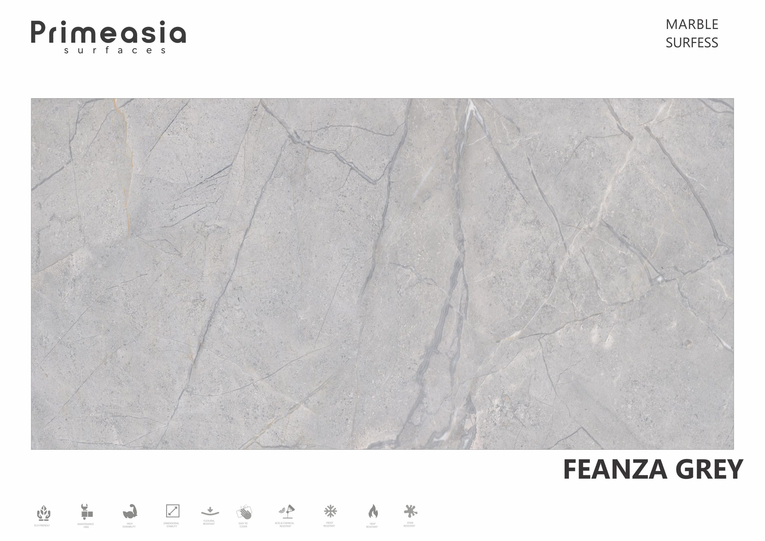 FEANZA GREY_SURFESS ceramics glazed porcelain tiles supplier - USA