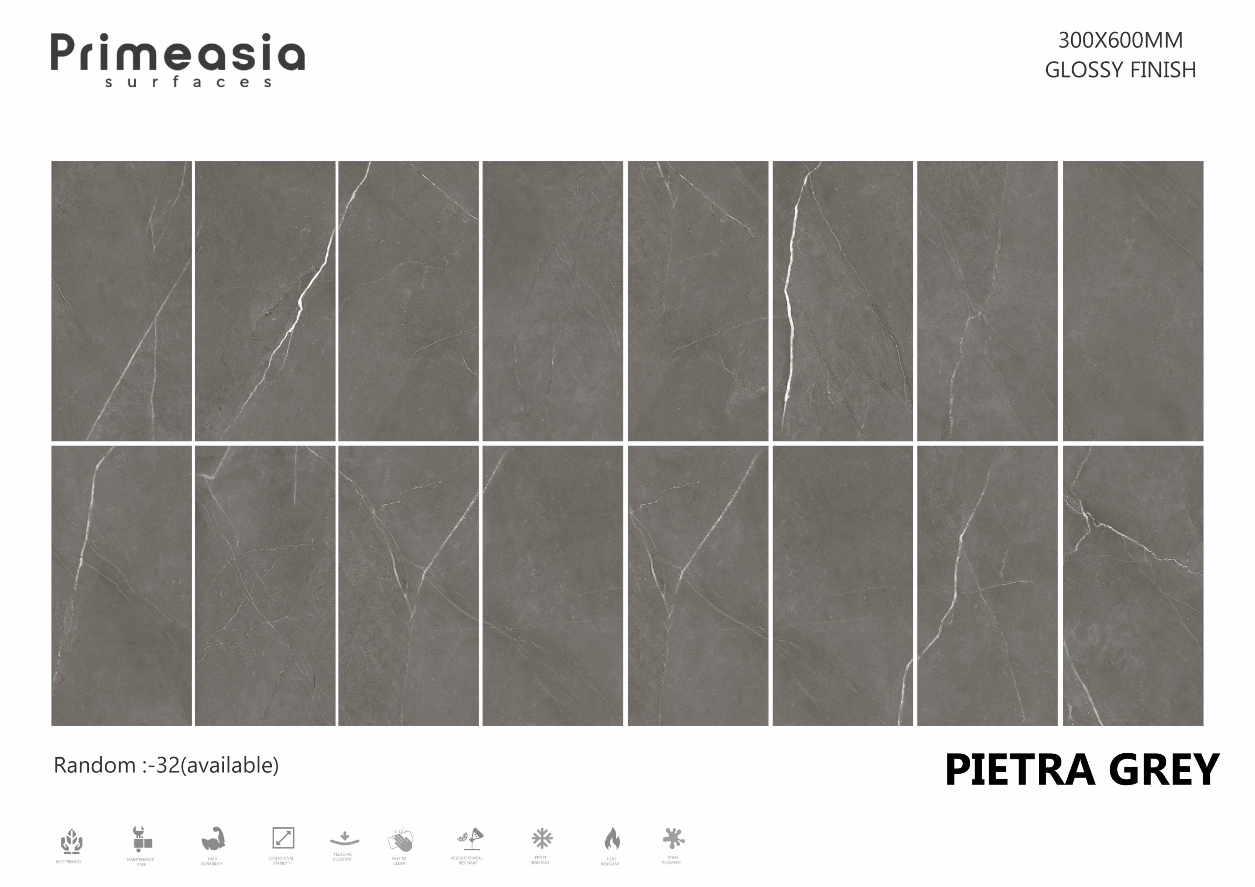 PIETRA GREY_300X600 Porcelain Tiles Store in India