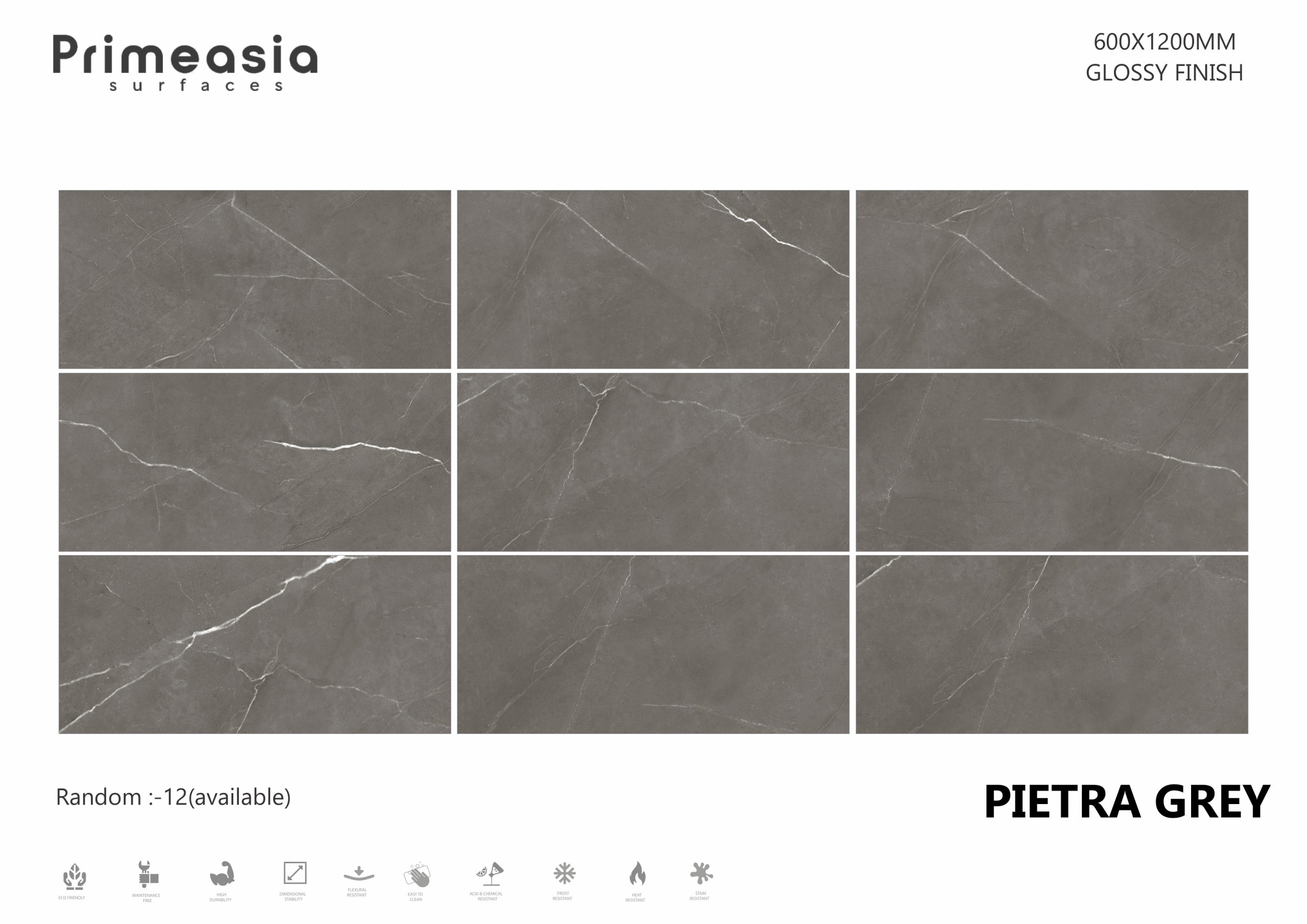 PIETRA GREY_600X1200 Porcelain Tiles Store in India