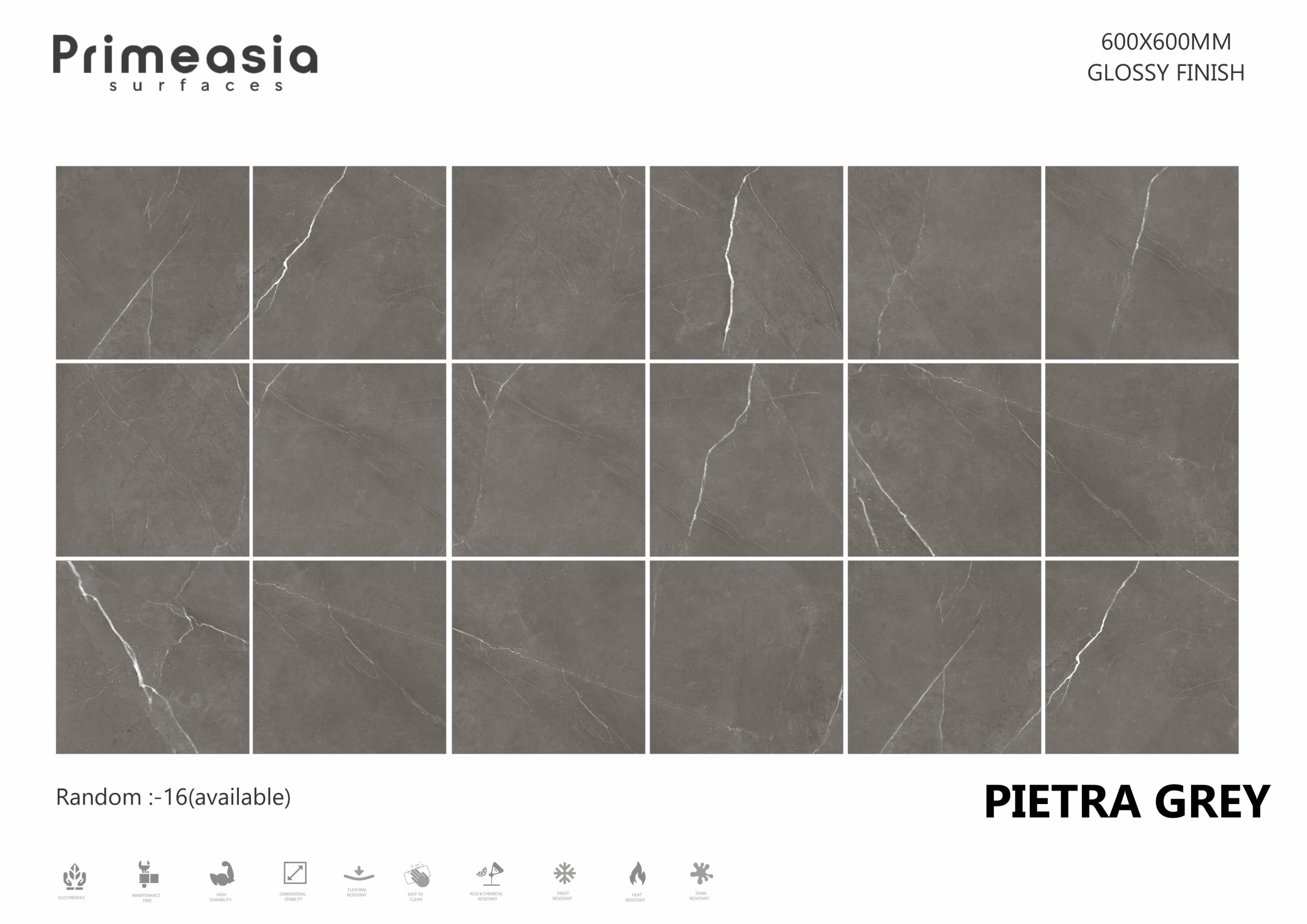 PIETRA GREY_600X600 Porcelain Tiles Store in India