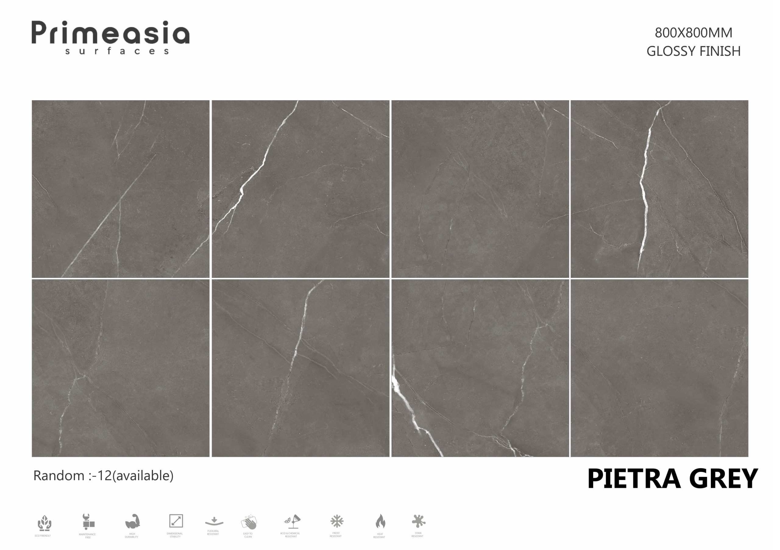 PIETRA GREY_800X800 Vitrified Tiles Store in India