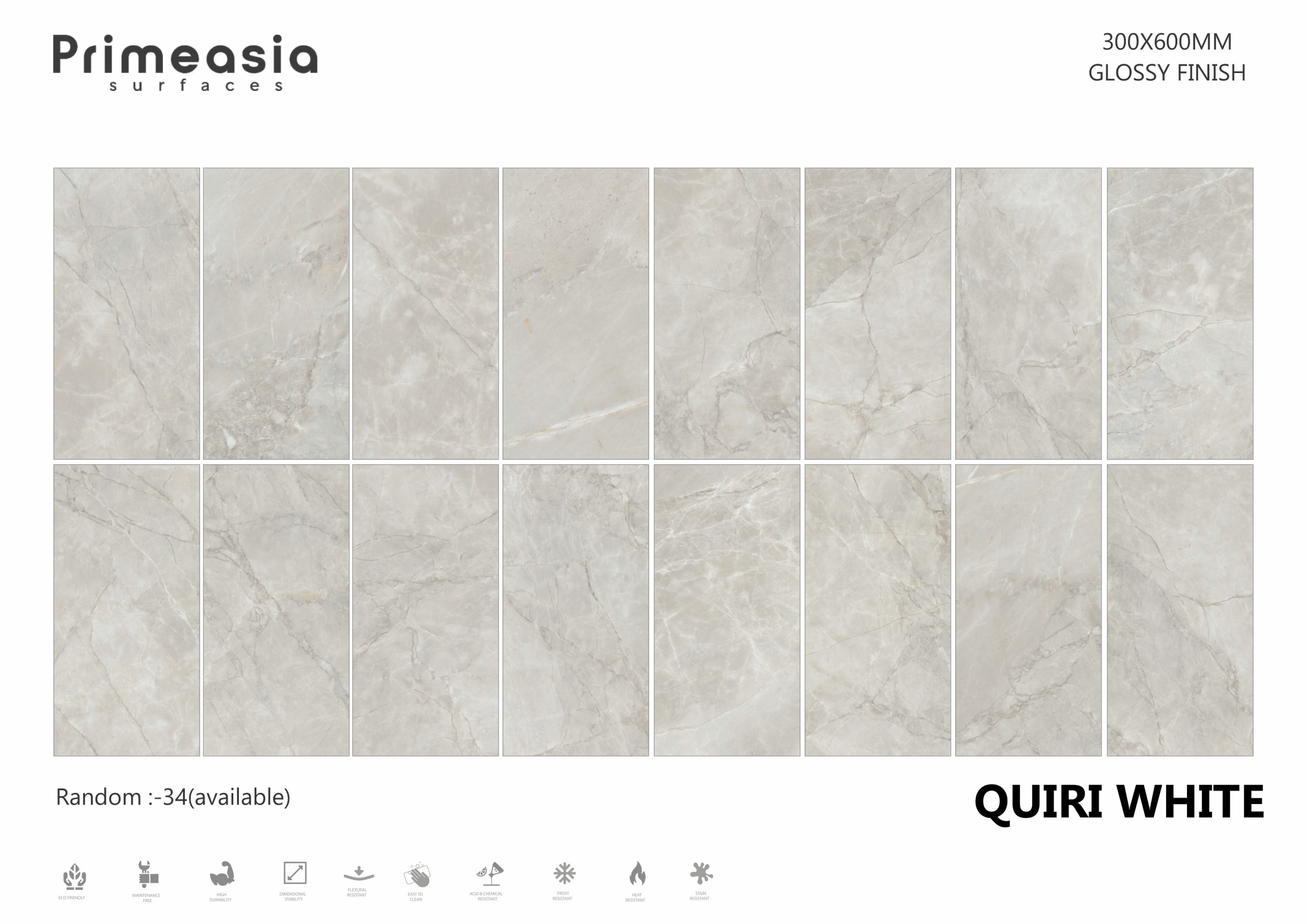 QUIRI WHITE_300X600 Vitrified Tiles Store in India