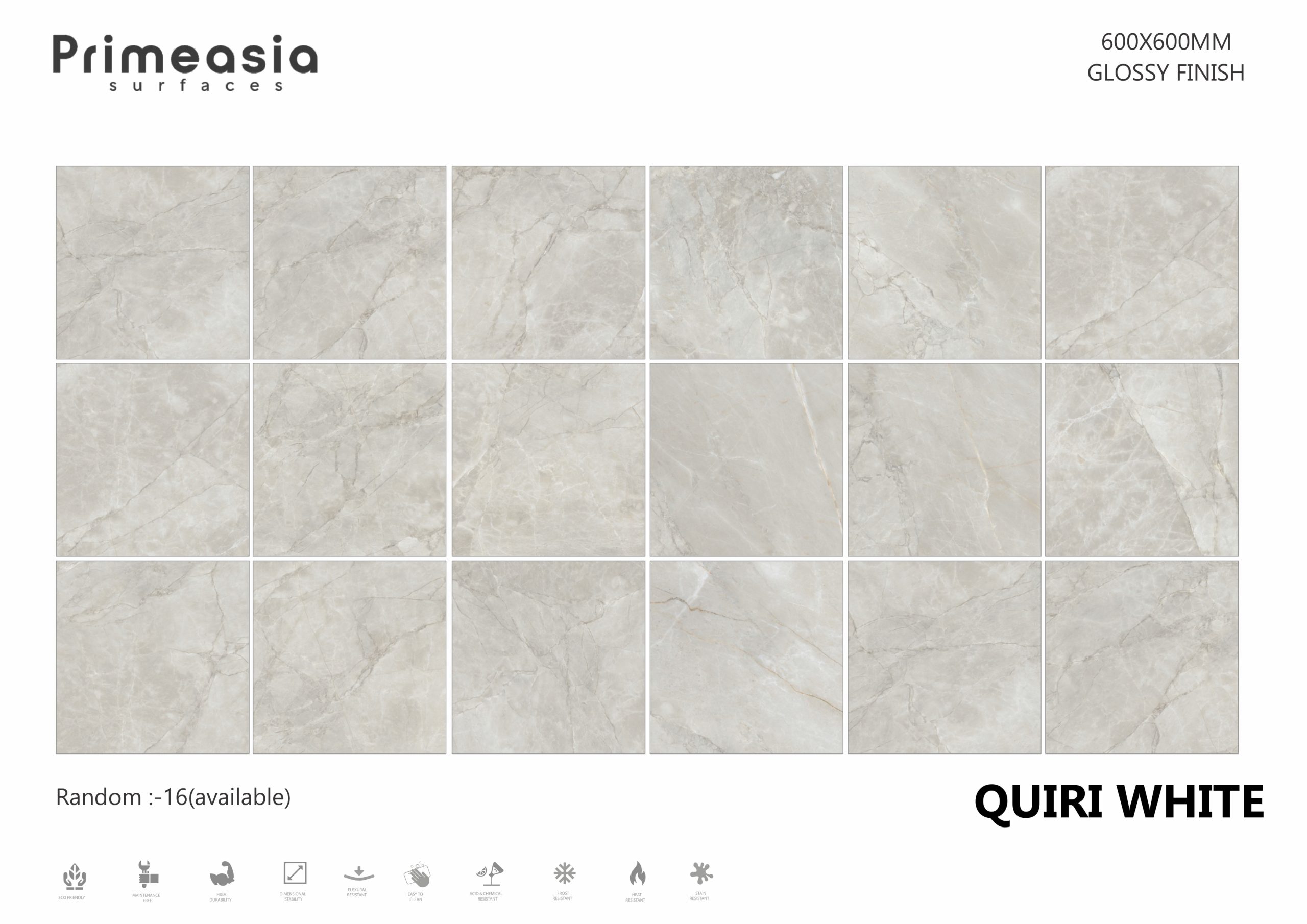 QUIRI WHITE_600X600 Vitrified Tiles Store in India