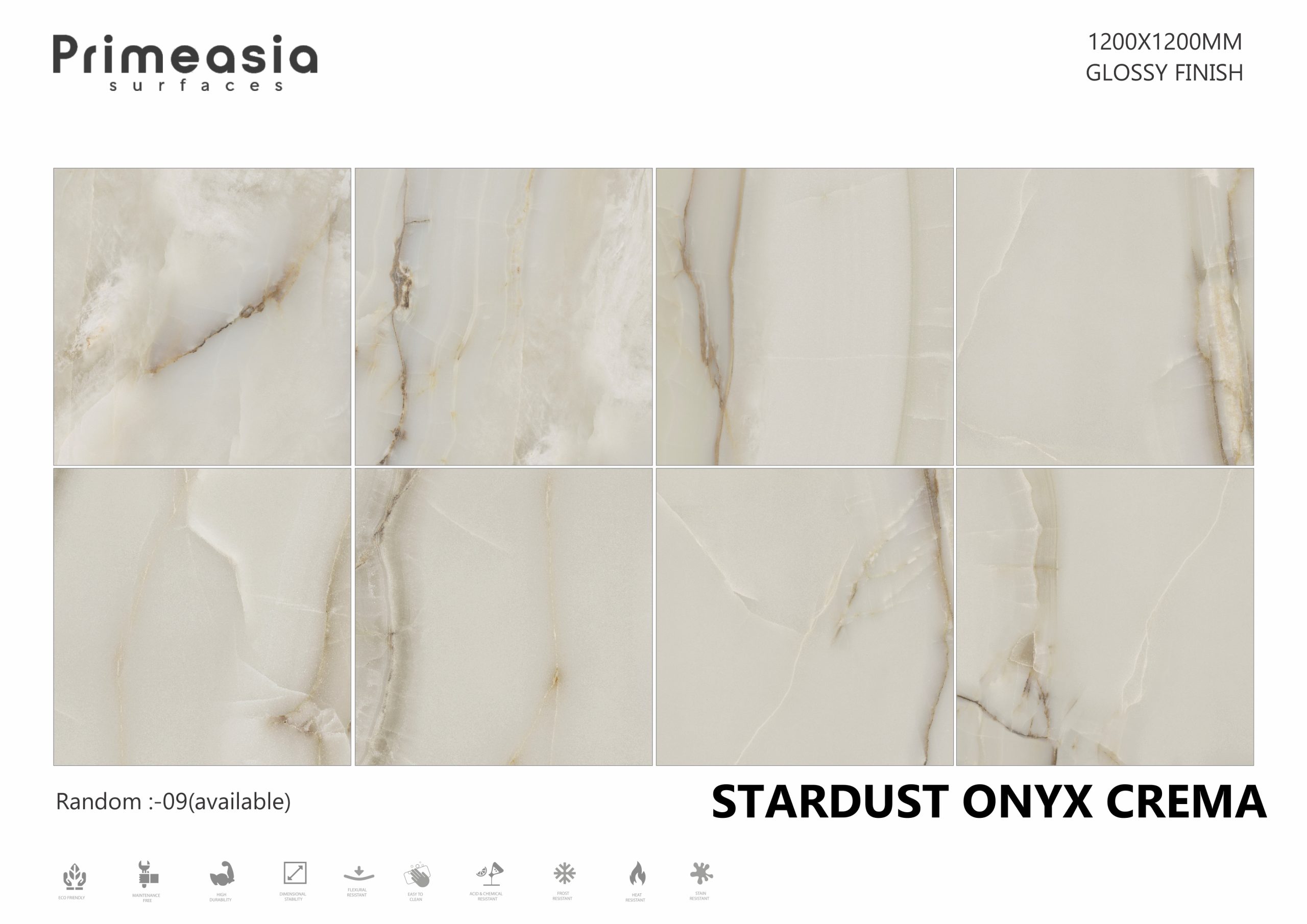 STARDUST ONYX CREMA_1200X1200 Porcelain Tiles Store in India