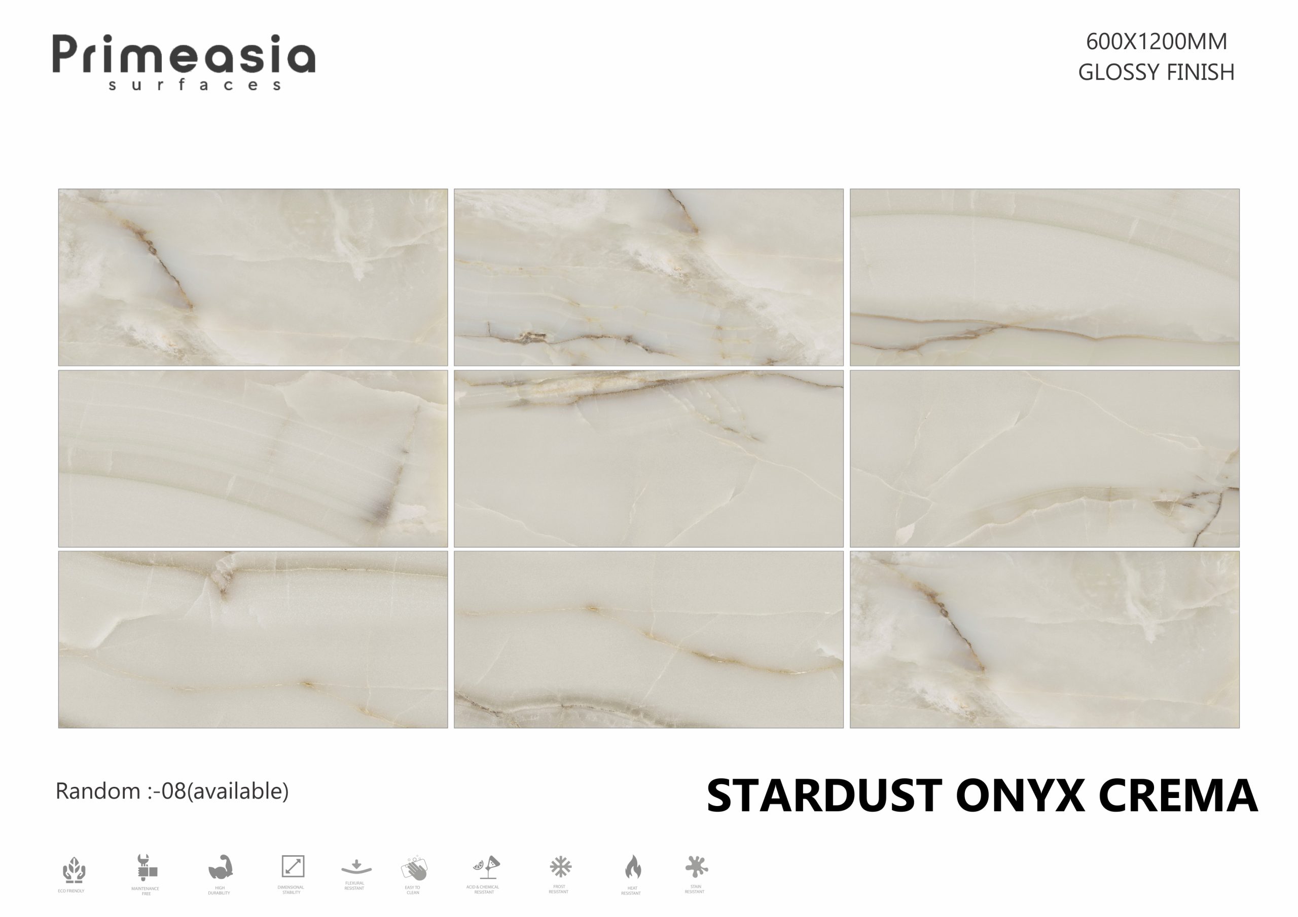 STARDUST ONYX CREMA_600X1200 Vitrified Tiles Store in India