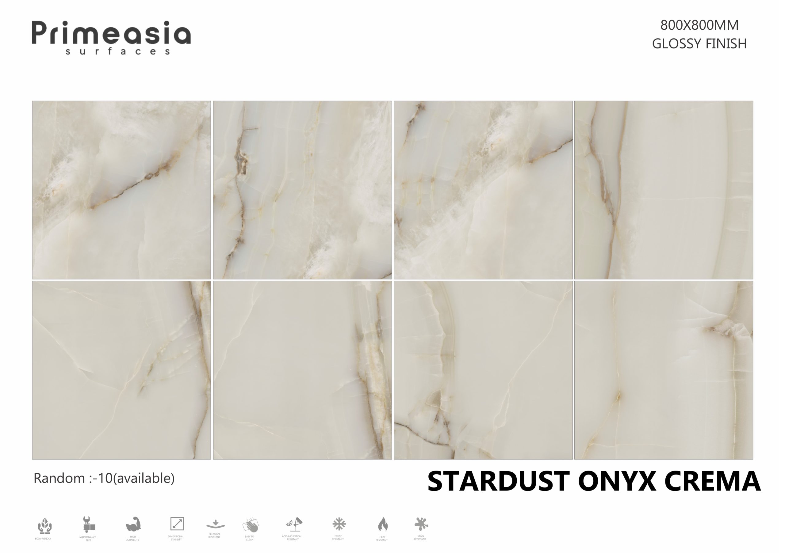 STARDUST ONYX CREMA_800X800 Porcelain Tiles Store in India